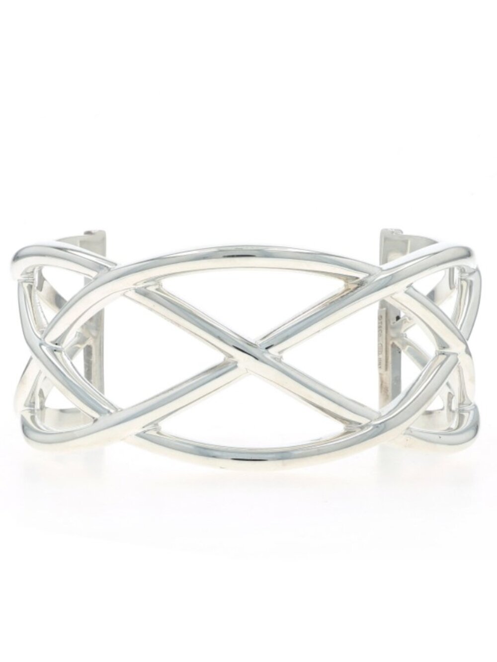 Tiffany & Co. Celtic Knot Weave Cuff Bracelet 6 1/4" - Sterling Silver 925
